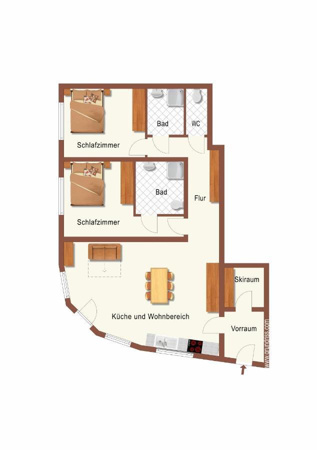 שלאדמינג Haus Woehrer / Appartement Fischbacher מראה חיצוני תמונה
